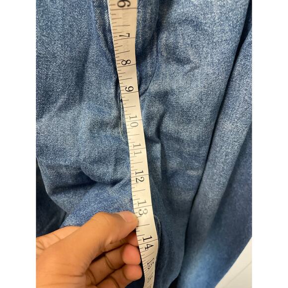 Cambridge Classic Vintage Denim Mens Button fly Zipper Jeans Size 36x34 - Picture 6 of 9